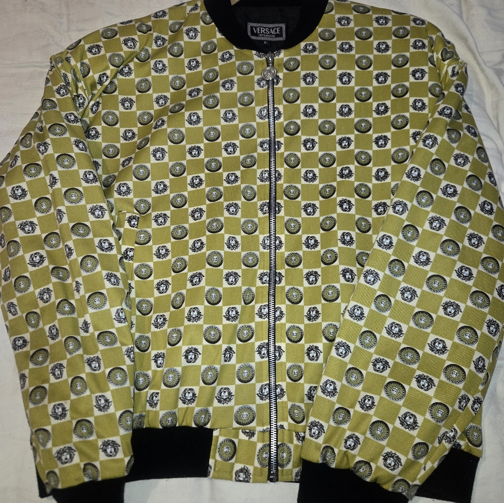 Versace bomber jacket large